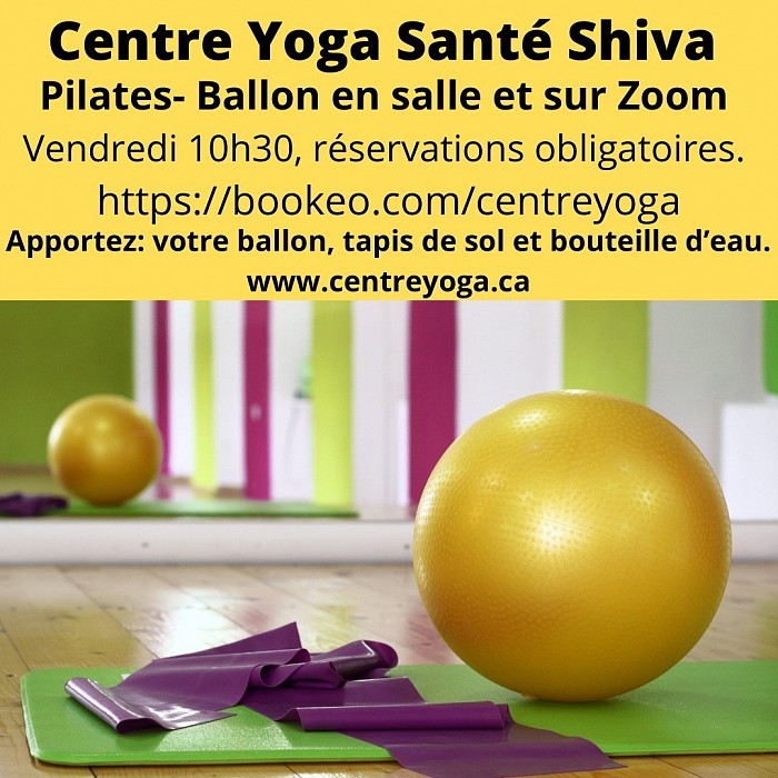 Centre Yoga Santé Shiva - Pilates avec ballon