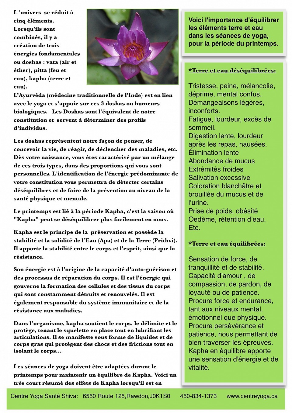 Centre Yoga Santé Shiva